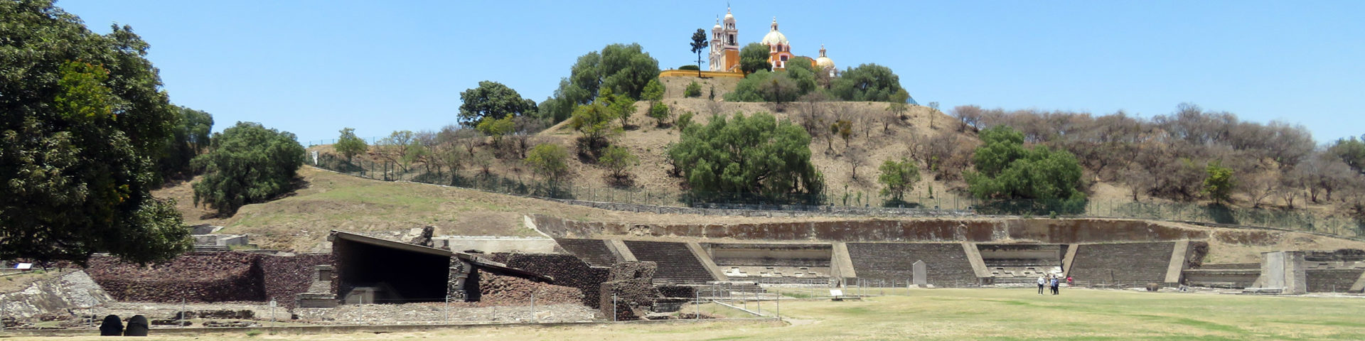 Die Pyramide von Tepanapa, Cholula, Puebla,2022