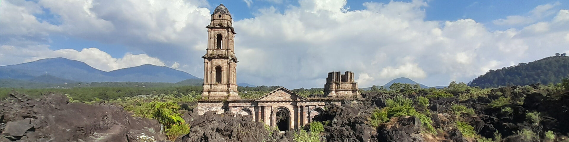 Der versunkene Kirchturm, Paricutin, Michoacán ; Mexiko 2022