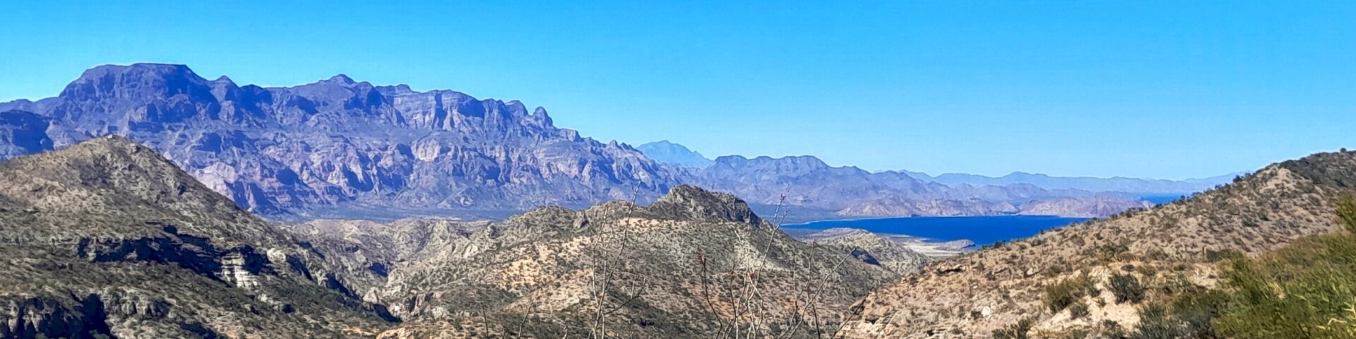 Sierra de La Giganta, Baja California Süd, Mexiko, Februar 2021