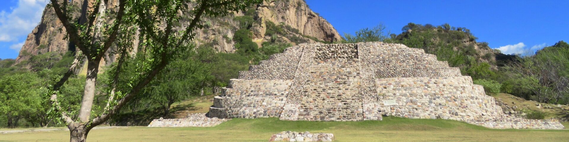 Pyramidenanlage Chalcatzingo, Morelos, Mexiko 2023