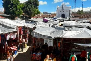 Der Markt in Chichicastenango, Lago Atitlán, Guatemala 2023